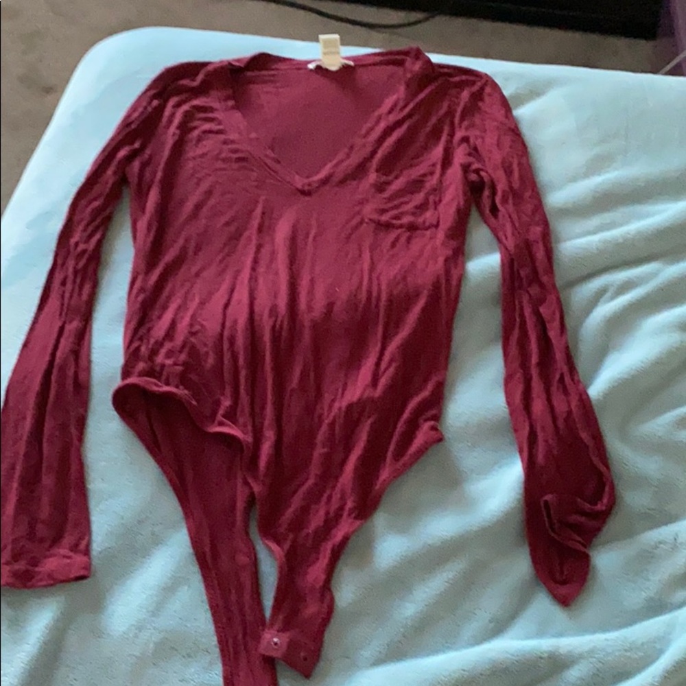Maroon Bodysuit